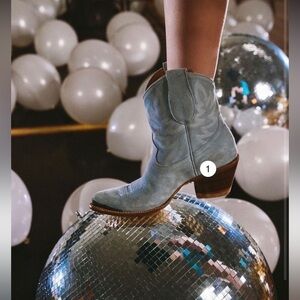 Idyllwind Wheels Western Boot Blue Women's Size 7 1/2